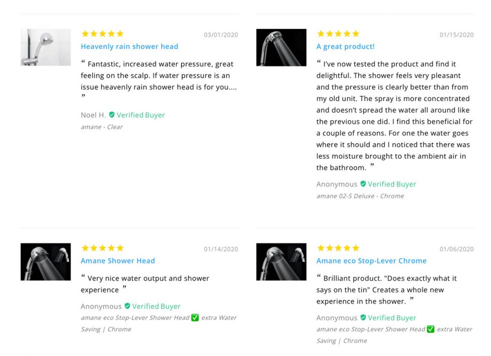 Official Site Amane Shower Heads amane Heavenly Rain The World’s